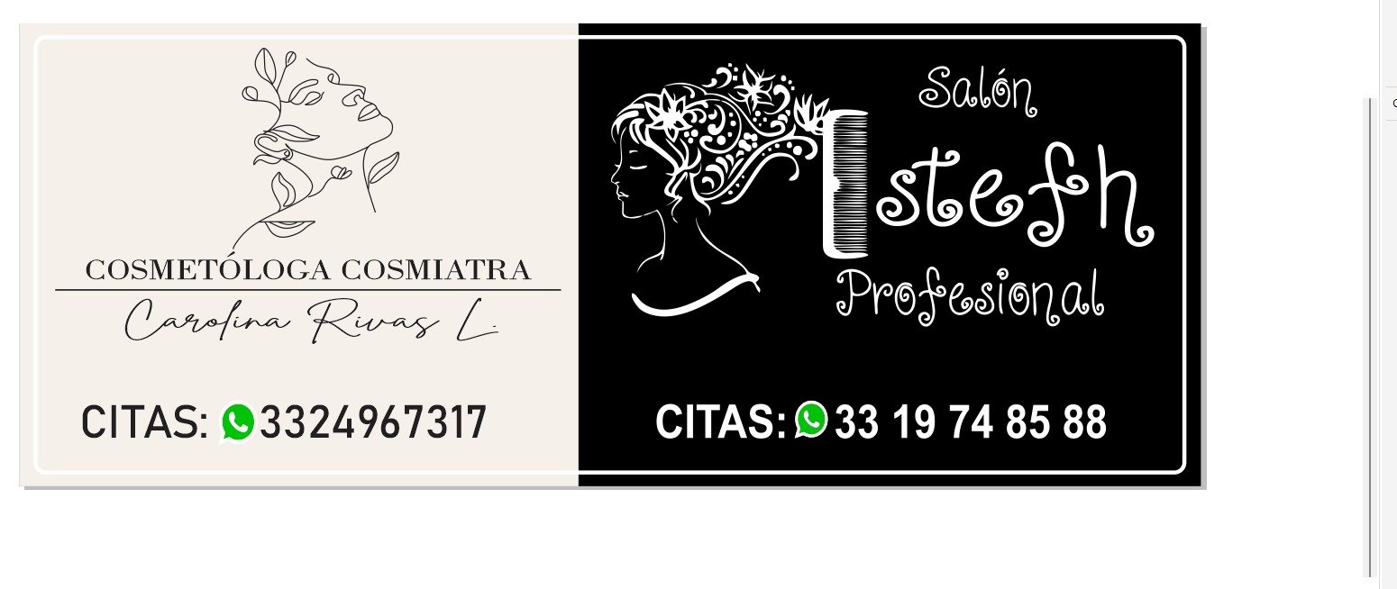 Salón Estefh profesional & cosmetologa cosmiatria Carolina Rivas L.